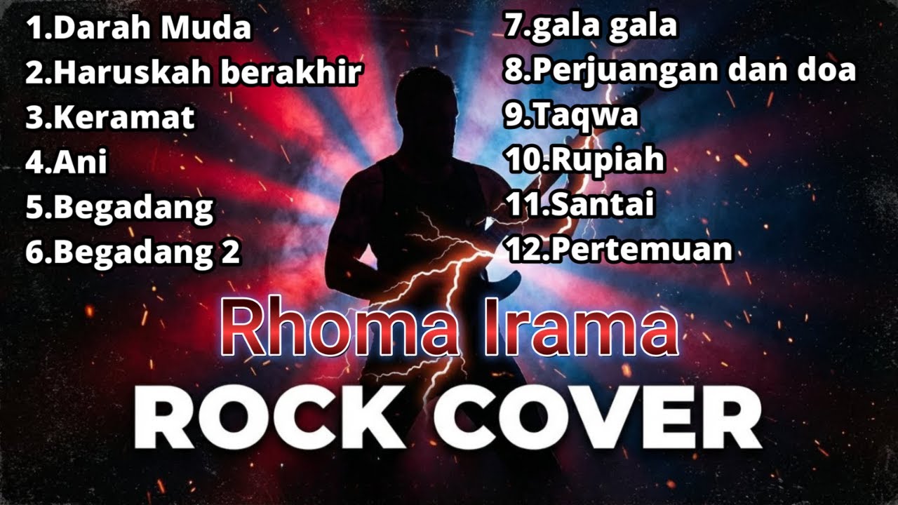 Lagu Hits Populer Rhoma Irama Cover Rock | Rock Dangdut Enerjik & Powerful
