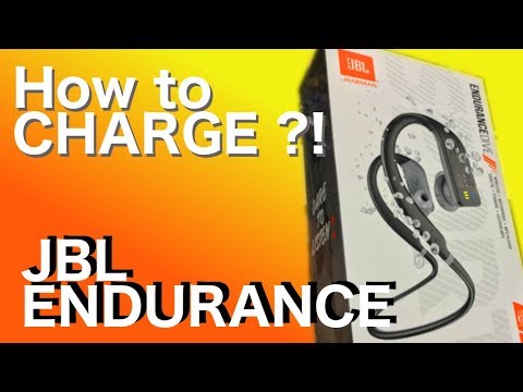 How to CHARGE the JBL ENDURANCE battery 