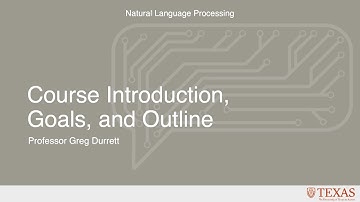 Introduction (Natural Language Processing at UT Austin)