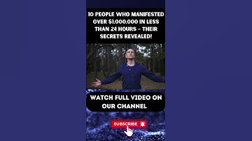 10 People Who Manifested Over $1,000,000 in Less Than 24 Hours – Their Exact Strategies Part 17