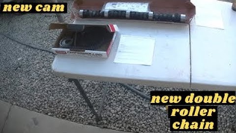 Chevy 350 budget rebuild pt 6, camshaft and double roller timing chain