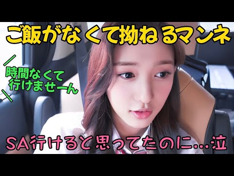ご飯のために寝ない！と意気込んだもののSAに行けなくなり落ち込む末っ子