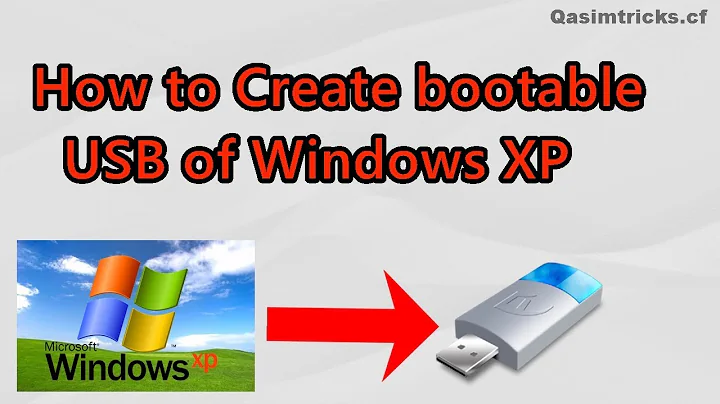 How to create bootable USB of Windows XP 2022
