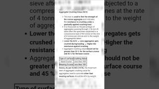 short notes on aggregate crushing value#sscje#gate#ese#civilengineering#exam#engineering#upsc