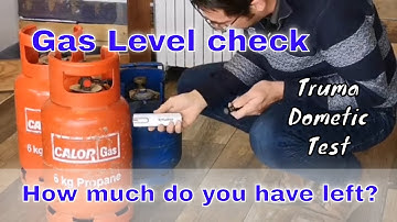 Gas bottle -  Gas bottle  level checker