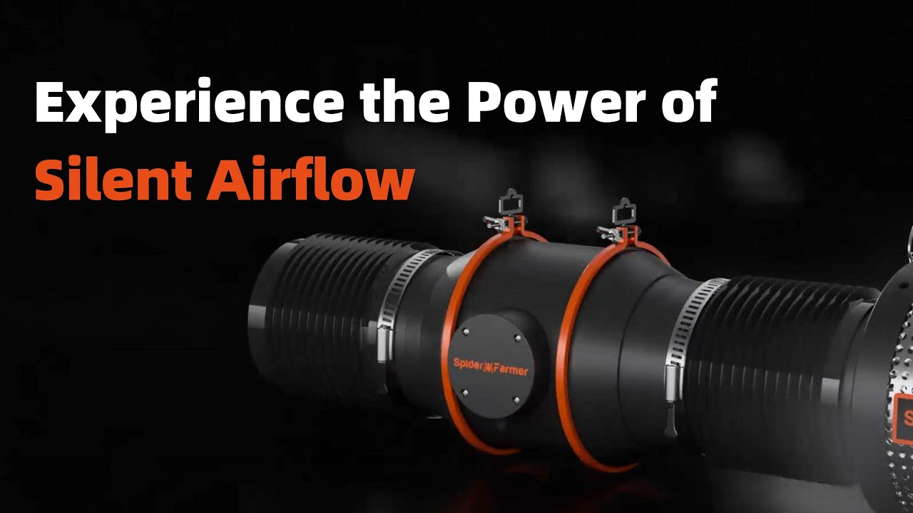 Spider Farmer Inline Fan | Quiet & Powerful | Elevate Your Grow