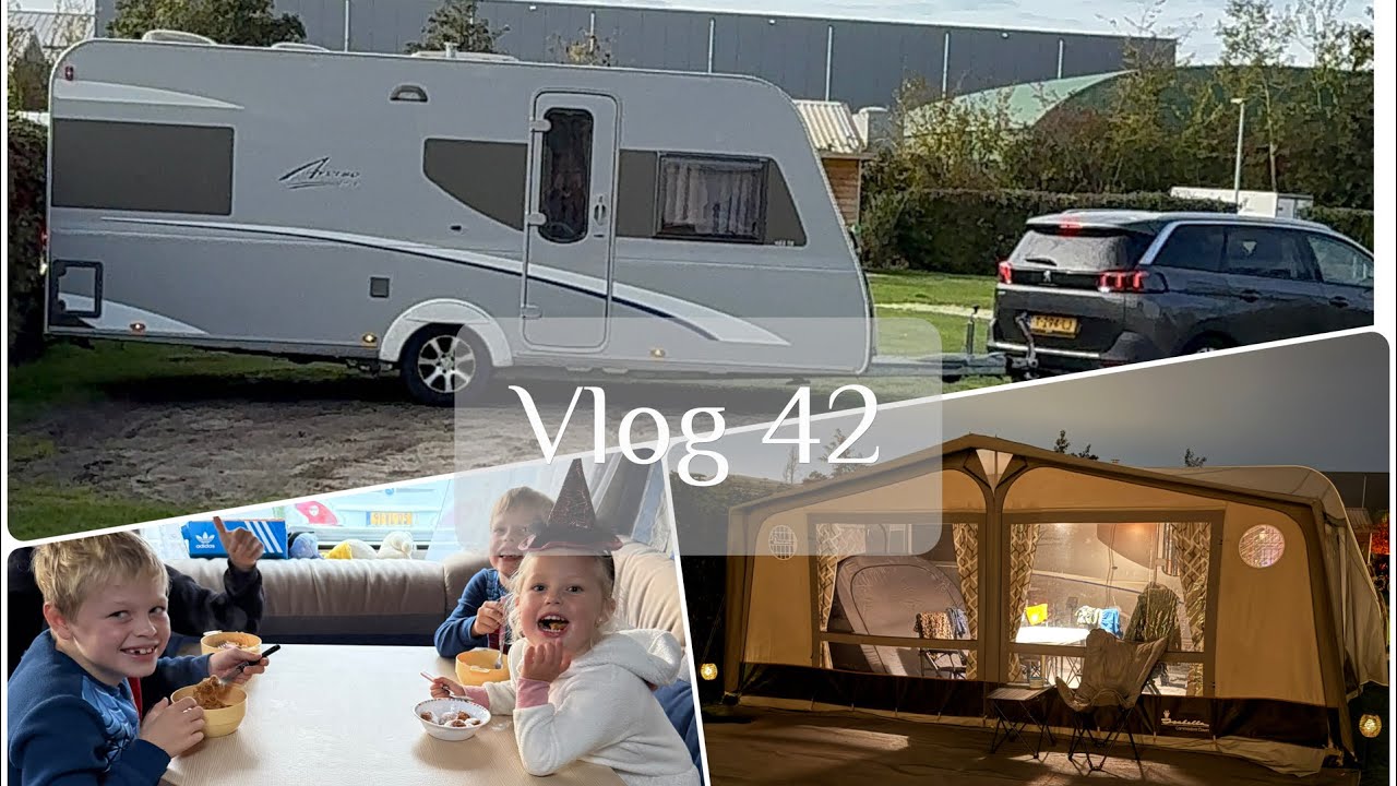 #42 eerste keer herfstkamperen met caravan! gaat dit ons bevallen?😅 bij vakantiepark Koningshof