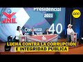 Debate presidencial 2021 | Bloque V: Lucha contra la corrupción e integridad pública