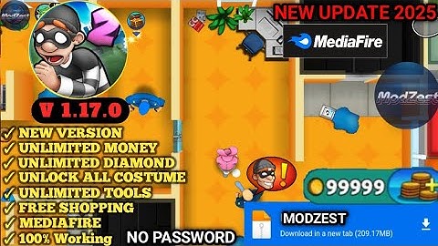 Download Robbery Bob 2 MOD APK V1.17 0 Terbaru 2025 - Unlimited Money & Coins Latest Version