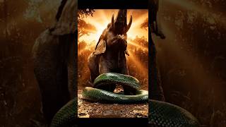 Giant Elephant vs Anaconda | Epic Paw Rescue 4K #AnimalRescue #4KShorts #epicrescue