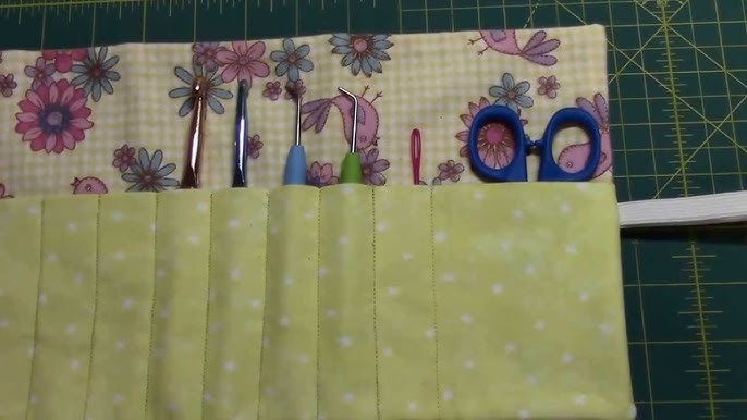 Crochet Hook Case PDF Sewing Tutorial Quilted Crochet Hook