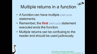 CS111 Python ch5 Function part 3 Dr Raed 10052021