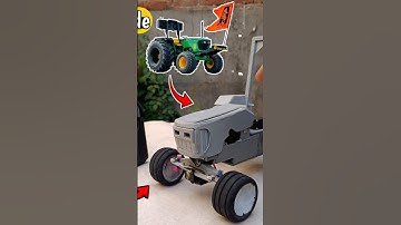 Hand Made John Deere Tractor using PVC pipe #ladugopalkevlogs #shorts