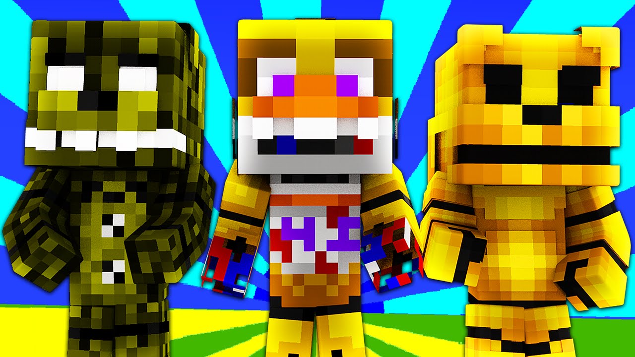 Withered Chica - Five Nights at Freddy's 2 Minecraft Skin