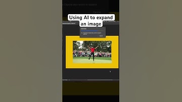 Expanding an image using AI #design