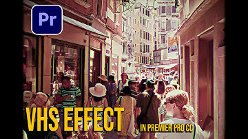 How To Create VHS Effect Tutorial (no plugins) | Adobe Premiere Pro (2023)