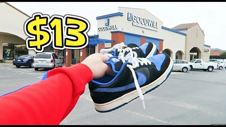 THRIFTING AT GOODWILL! (FOUND NIKE SB, LV, VERSACE!)