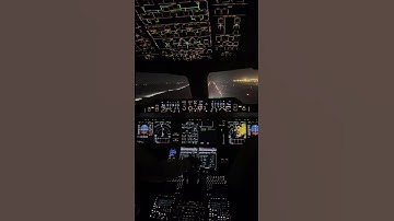 Airbus a350 landing cockpit view