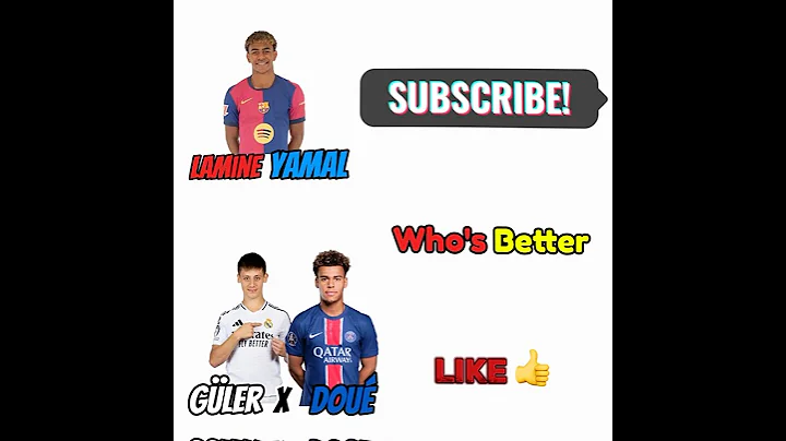 Yamal VS Güler X Doué #football #shorts #trending #funny #fyp