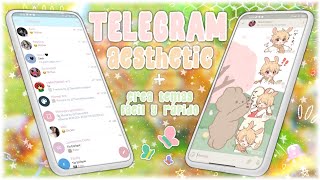 ꒰ྀ۪۪꒱ TELEGRAM AESTHETIC  crea temas fácil y rápido | kim tamie ☆