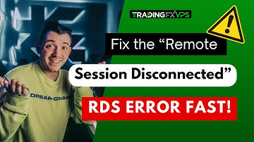 Fix "Remote Session Disconnected" RDS Error Fast!