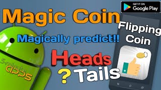 Magic Coin Trick App - accurate prediction of a flip toss coin game | app without coding screenshot 4