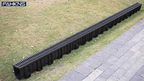 ECOTECH.com.vn-Cống rãnh thoát nước ID150x190mm nắp nhựa dành cho sân vườn & dân dụng