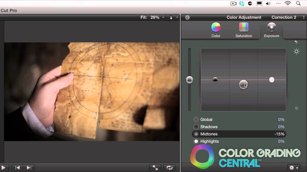09. Final Cut Pro X Color Correction Tutorial Creating Mood YouTube
