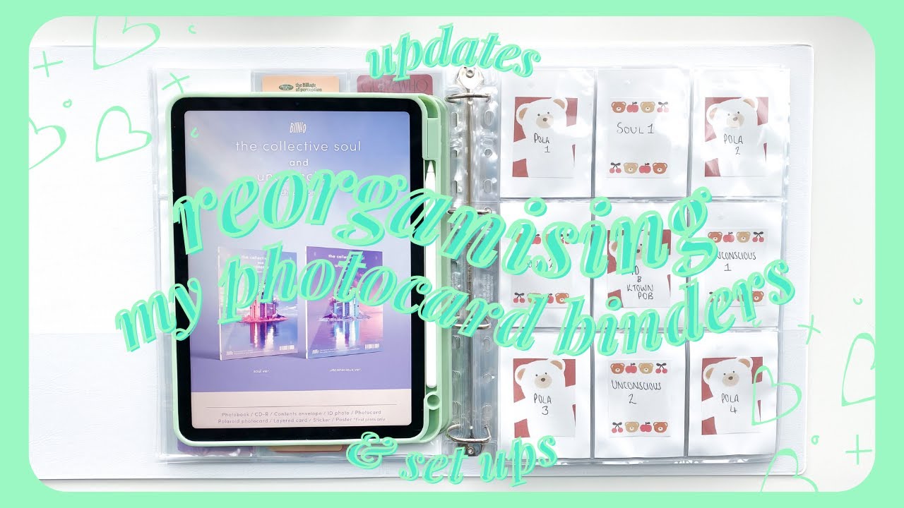 ✰ CHATTY REORGANISE MY BINDERS WITH ME ✰ billlie & cravity set-up, itzy & twice updates