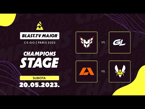 BLAST PARIS MAJOR 2023 - CHAMPIONS DAN 3 - POLUFINALA - Heroic vs GamerLegion | Vitality vs Apeks