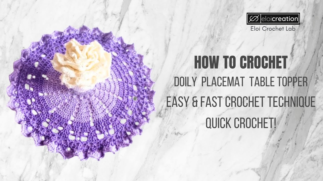 How to Crochet Doily: Crochet a Beautiful Piece in No Time! 🧶💫
