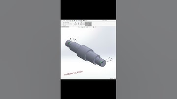 SolidWorks Örnek Çizim 208 (3D solid model example) #shorts #solidworks
