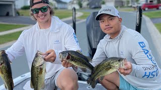 From Storm to Serenity [Bass Fishing in lake Waconia 6/25/23]