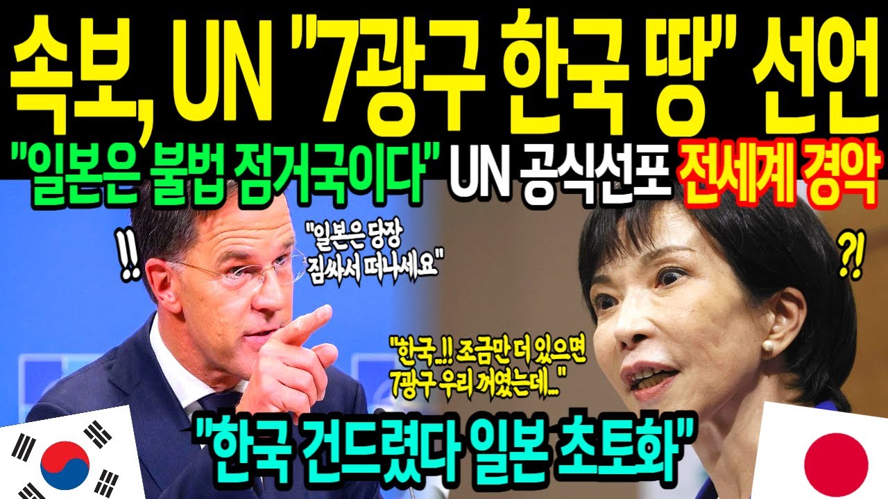 [해외감동사연] 대한민국 대반격! 한국 도발한 일본의 최후 '국가 비상 사태' 발령, 전세계 경악