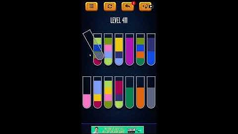 Water Sort Puzzle - Color Liquid Sorting Game Level 411 Solution