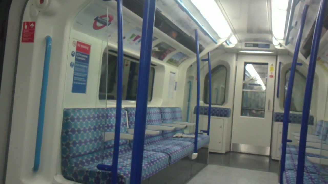 Journey on the 2009 Stock Victoria Line from Seven Sisters to King's Cross St Pancras