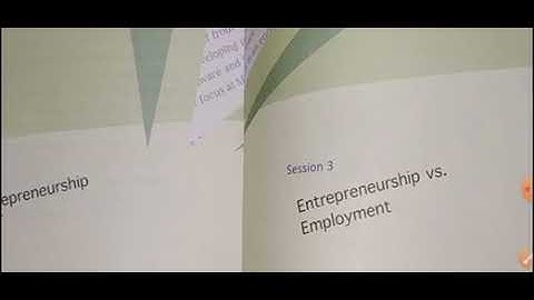 Class IX Unit 4 Session 3  Entrepreneurship VS Employment Explaination and Q/A