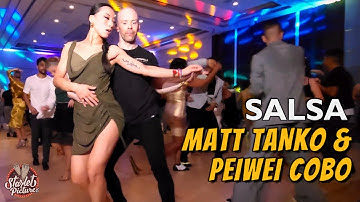 Matt Tanko & Beautiful Peiwei Cobo Social Dancing| Salsa Dance