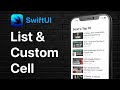 SwiftUI List with Custom Cell & Passing Data