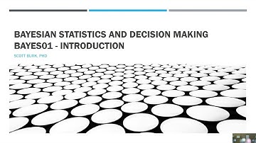 Bayes01 Bayesian Statistics and Decisions – Introduction