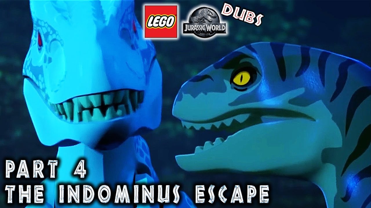 lego jurassic world the indominus escape part 4