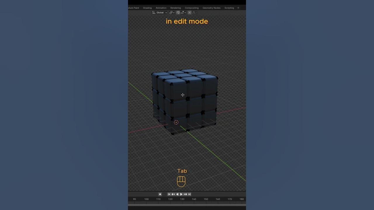 Create a Rubik's Cube in Blender in 1 Minute! YouTube