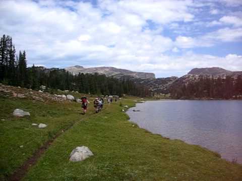 Backpacking in Lake Plateau area, July 31, 2007