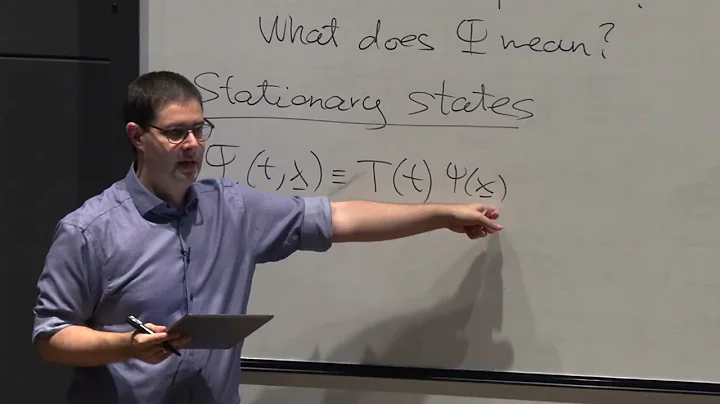 Quantum Theory: The Schrodinger equation and a particle in a box - 2nd Year Student Lecture