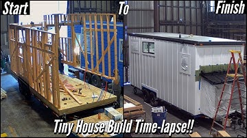 Tiny House Builders - Building a Tiny Home from Start to Finish! (Timelapse) - Tiny Heirloom