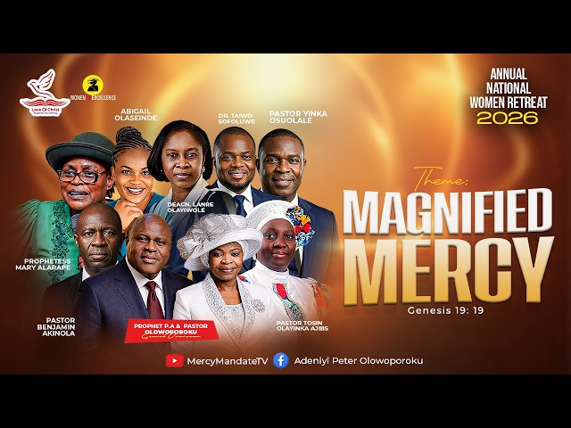 WOMEN RETREAT 2026 (THEME - MAGNIFIED MERCY || GRAND FINALE || - 13/6/2026