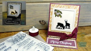 Create a Christmas Tea Light Easel Card