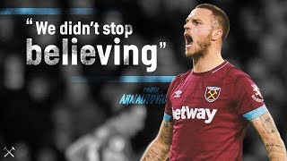 WEST HAM UNITED 2-2 BRIGHTON & HOVE ALBION | ARNAUTOVIC & NOBLE REACT