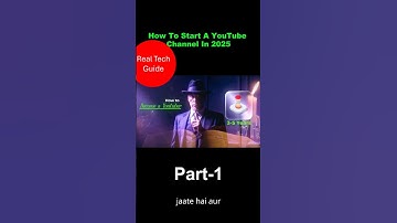 Part-1 How to start a YouTube channel #shorts #tech #seo