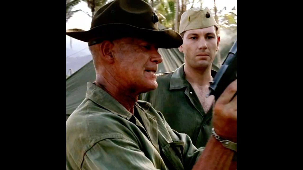 "Gunny" Grabbed the Gun Right Out of the Lieutenant's Hands. #shorts
